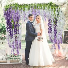 PRICES MAY VARY. Title: 12 Pieces Wisteria Flower Vines Garland,total 3.6 ft Artificial Wisteria Wedding Decorations White Purple Lavender Fake Vines Floral Flower Garland Wisteria Hanging Flowers for Home Garden Outdoor. Product Type: Categories > Home Décor Products > Artificial Plants & Flowers > Artificial Flowers Wedding Decorations White, Wedding Color Schemes Purple, Fake Vines, Wisteria Wedding, Purple And Green Wedding, Wisteria Flower, Lavender Wedding Flowers, Flower Vines