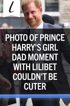 prince harry's girl dad moment with lilbet couldn't be cuter