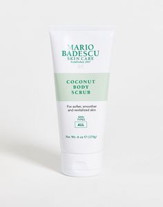 Body scrub by Mario Badescu Soft skin, incoming Revitalising body scrub Designed to b uff away dead skin cells Suitable for all skin types Helps to reveal softer, smoother and healthier-looking skin Works to hydrate and moisturize skin Enriched with coconut Product is nonreturnable for hygiene reasons Coconut Body Scrub, Coconut Body Scrubs, Mario Badescu Skin Care, Mario Badescu, Christmas 2022, Soft Skin, Skin So Soft, All Skin Types, Body Scrub