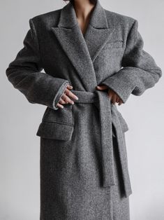 Classic style maxi coat with belted waist and collar. Contrast color under collar when turned up. Stunning slimline silhouette. Model is wearing MINUSEY S. ✔️ Free worldwide express shipping over $100✔️ Loved by 6,500+ customers✔️ Limited edition collections, maximum style⠀⠀⠀⠀⠀⠀⠀⠀⠀Stay ahead of the trend with can’t-find-anywhere-else staples. Your closet will thank you 💕 MINUSEY S = EU 34, US 2 MINUSEY M = EU 36, US 4 8% Angora / 70% Wool / 15% Polyester / 7% Nylon Dry clean Made in Korea - Model Height: 172cm/5'7" (US 2, EU 34) Maxi Coat, The Trend, Herringbone, Contrasting Colors, Classic Style, Normcore, Limited Edition, How To Wear, Clothes