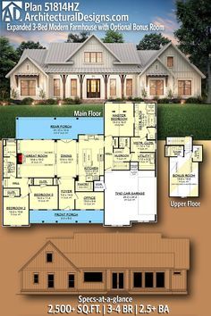 the floor plan for this house is very large and has lots of room to put in it