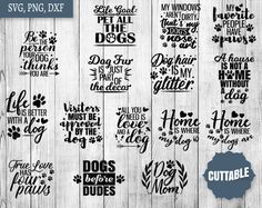 dog svg bundle for cricut and silhouettes