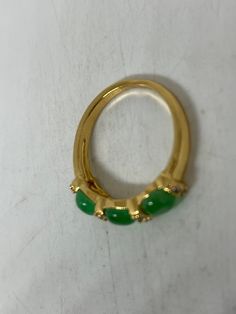 Vintage Lucky Green Nephrite Jade ring Large green nephrite jade Ornate gold finished White bronze Vintage ring, does not tarnish, NOT sterling Size 6-8 My jeweler can custom re size for a $10-$20 fee All rings are shipped free in the US in a nice gift box. Check out our over a THOUSAND great reviews Engraving is $4 per letter and is not always perfect depending on the piece. It can take a few days if the jeweler is busy. This is payable to Paypal Judithsltd@gmail.com Gold Jade Cabochon Rings, Gold Jade Emerald Ring, Gold Rings With Jade Cabochon, Lucky Green, Ringe Gold, Golden Ring, Nephrite Jade, Jade Ring, Vintage Ring