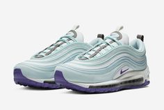 NIKE WOMAN AIR MAX 97 TEAL TINT/SUMMIT WHITE [921733-303] US WMNS SZ 6 100% Original Guaranteed Never worn - Bought in store - Brand New Condition of Box:  Original box WITHOUT lid Shipping Free shipping to US addresses using USPS Priority Mail 1 Business Day shipping and handling time NOTE: All items shipped in a box International shipping We do ship to international addresses.  Buyers are responsible for any international customs, taxes and duties that may apply.   Return policy Return Policy Dunk Low Nike, Air Max Women, Nike Womens, Nike Air Max 97, Spring Season, Brooks Sneaker, Nike Dunks, Hoka Running Shoes, Nike Air Jordan