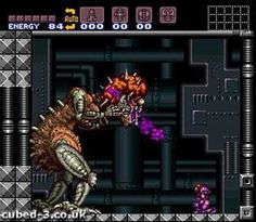 Super Metroid (SNES) Mother Brain, Scary Games, Retro Video