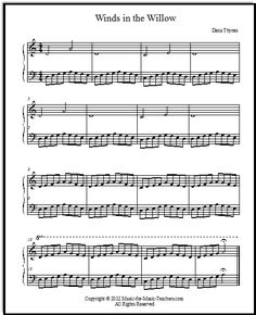 winds in the willow sheet music