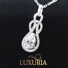 Jewellery for wedding, evening or prom gown.  925 Sterling silver jewelry NZ.  Luxuria Jewellery For Wedding, Necklace Diamond, Bridal Necklace, Prom Gown