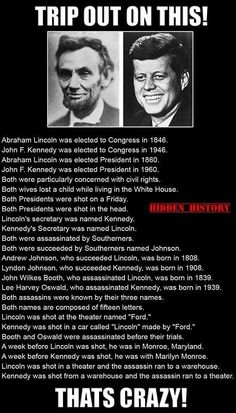 Jfk And Abraham Lincoln, History Wallpaper, Abraham Lincoln Quotes, Only In America, Jfk Jr, History Facts Interesting, Usa Presidents, Unbelievable Facts, Historical Facts