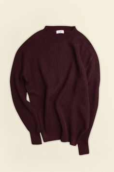 Color: Burgundy Workwear Ribbed Cashmere Turtleneck, Ribbed Cashmere Turtleneck For Work, Ribbed Cashmere Sweater With Funnel Neck, Ribbed Funnel Neck Cashmere Sweater, Cashmere Ribbed Funnel Neck Sweater, Cozy Ribbed Merino Wool Sweater, Ribbed Cashmere Sweater For Layering, Cashmere Ribbed Sweater For Layering, Classic Textured Knit Turtleneck For Fall