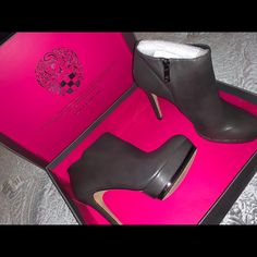 Brand New/ Never Worn (With Box) Size: Us 8 Vince Camuto Shoes, Vince Camuto, Bootie Boots, Ankle Boot, Ankle Boots, Women Shoes, Brand New, Boots, Grey