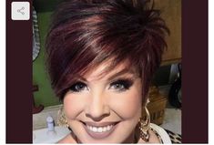 Short Burgundy Hair, Short Asymmetrical Hairstyles, Pixie Haircuts For Women, My New Haircut, Haircuts For Older Women, Funky Short Hair, Short Spiky Hairstyles, Short Haircut Styles, Best Haircuts