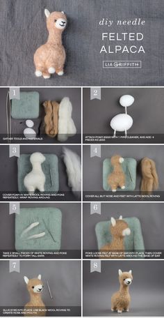 instructions to make stuffed animals out of felt