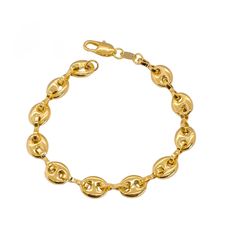 The Hollow Puff Mariner Link Bracelet Bracelet is the perfect blend of class and sophistication. Break free from the ordinary with this beautifully crafted piece, made with 18k Gold Filled material. The intricate open-link design adds a touch of elegance to any look, making it an ideal accessory for all occasions. It's the perfect complement to any outfit - casual or formal. Enhance your style with this exquisite bracelet- a true reflection of your impeccable taste. -18K Gold Filled -Open Link B Bangles Collection, Link Design, The Hollow, Ring Sale, Affordable Jewelry, Break Free, Toe Rings, Chain Ring, Outfit Casual