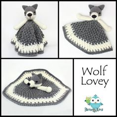 crochet pattern for a baby's blanket and teddy bear in the shape of a dress