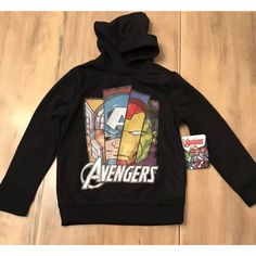 Nwt Avengers Superhero Kid's Black Hooded Sweatshirt Size 4 Condition Is New With Tags. See Picture With Logo Up Close, The "A" Has A Bit Of Color Transfer. Smoke Free Environment, Ships Next Business Day! Ask Any Question! Bundle & Save! Black Hooded Top With Cartoon Print, Pop Culture Winter Hoodie With Character Print, Black Cartoon Print Hoodie Top, Superhero Long Sleeve Tops With Character Print, Black Hooded Hoodie With Character Print, Winter Hoodie With Character Print, Winter Character Print Hoodie Top, Winter Character Print Hoodie, Superhero Black Tops For Streetwear