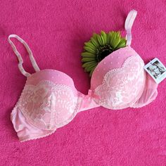 Pretty In Pink With Lacey Details! Classic Fitted Bra For Spring, Classic Fitted Spring Bra, Comfortable Bras, Jessica Simpson, Every Woman, Coupon Code, Pretty In Pink, Women's Intimates, Pink Ladies