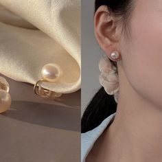 Handwritten Gifts, Piercing Earrings, Simple Pearl, Stud Earrings Gold, Swirl Earrings, Dainty Studs, Beautiful Gift Wrapping, Natural Pearl, Dainty Earrings