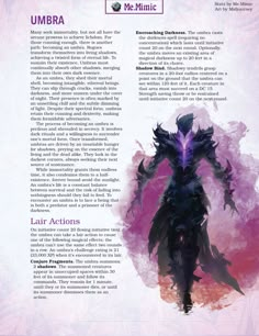 DnD 5e Statblock for Umbra by Me.Mimic Dnd Bosses, Monster Shadow, Dnd Monster, Dnd Creatures, Dragons 5e, Dnd Races, Dungeons And Dragons 5e, Dnd Homebrew, Dnd Items