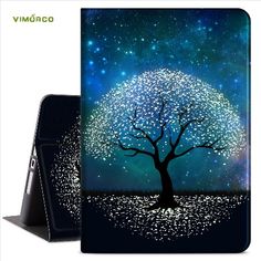 Vimorco iPad 9th Generation Case 2021, iPad 8th Generation Case 2020 for 10.2 Inch iPad Case, iPad 7th Generation Case 2019 Auto Sleep/Wake, iPad Cover 9th Generation Multi-Angle View, Starry Sky Tree