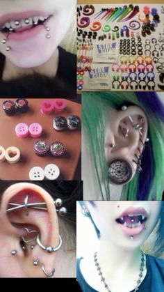 there are many different types of piercings