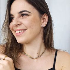 ✨ Tendência: Mistura de Prata e Dourado para o Inverno de 2024 ✨ Misture prata e dourado para adicionar um toque de sofisticação aos looks de inverno! 💫 Essa tendência traz modernidade e elegância, permitindo combinações únicas e cheias de estilo. Experimente essa ousadia e brilhe nesta temporada! ✨ Anel ajustável dourado 3x R$49,97 Anel ajustável prata 2x R$69,50 Pulseira malha prata R$89 Pulseira malha dourado R$89 Choker malha prata 3x R$53 Choker malha dourado 3x R$53 Compre agora pel... Snake Chain, Choker, Chain