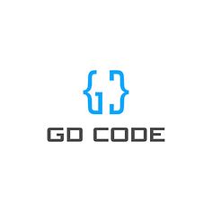 the go code logo is shown in blue and black