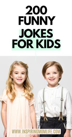 Looking for the BEST collection of jokes for kids? Here are 200+ hilarious jokes for kids that they will LOVE!

200 Clean Jokes For Kids | Fun Jokes For Kids

Funny Jokes | Quick Jokes | Family Jokes | Jokes for children

Hilarious jokes for kids 
Knock knock Jokes for kids 
Summer Jokes for kids 
School Jokes for kids 
Clean Jokes for kids
Funny kids jokes
Silly kids jokes
Easy kids jokes
Hilarious kids jokes Funny Stories For Kids