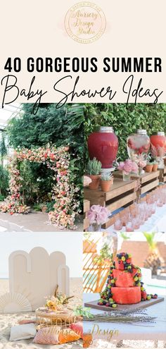 four gorgeous summer baby shower ideas