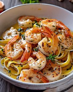 Easy Lobster Tail Recipe, Shrimp Sauce Recipes, Shrimp Linguine Recipe, Easy Scallop Recipes, Shrimp Scampi Linguine, Garlicky Shrimp, Shrimp Scampi Pasta, Shrimp Linguine, Seafood Feast