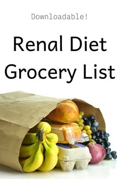 Diet Grocery List