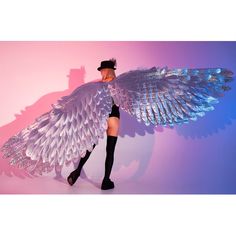 Silver сosplay angel wings were designed for event agencies and production companies working with large audiences as well as for individual performers. They look great on stages of all sizes, including nightclubs or open-air settings during dance shows, meeting guests, and positing near photo zones. ⚠️ ADVANTAGES: - Silver material shines in different lighting conditions, so you'll add glitter to your look. - Plan your shows on large stages or in a crowd of guests, they'll be clearly visible tha 2020 Cosplay, Angel Cosplay, Event Agency, Photo Zone, Angel Costume, Wings Costume, Silver Wings, Costume Cosplay, Silver Material