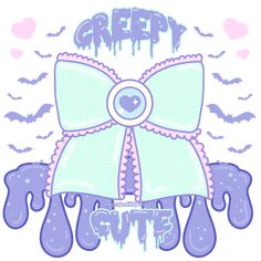 an image of a shirt with the words creepy on it