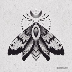 Ornamental tattoo Closed Moth Tattoo, Moth Butterfly, Moth Tattoo Drawing, Unique Moth Tattoos, Ornamental Moth Tattoo, Mini Moth Tattoo, Moth On Knee Tattoo, Moth And Moon Tattoo, Moth Spine Tattoo