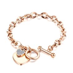 SPECIFICATIONSBrand Name: OIMGGender: WomenMaterial: MetalMetals Type: STAINLESS STEELBracelets Type: Charm BraceletsOrigin: Mainland ChinaCN: ZhejiangChain Type: Link ChainItem Type: BRACELETSClasp Type: Lobster-claw-claspsCompatibility: All CompatibleShape\pattern: GeometricModel Number: FB199Setting Type: Tension SettingFine or Fashion: fashionStyle: TRENDYColor: Gold Silver Rose GoldGender: Women Girl Student Teenager Wife GirlfriendOccasion: Wedding Birthday Anniversary Part Everyday LifeySeason: Spring Summer Fall WinterStyle: Gorgeous Elegant Trendy Fashion Punk Gothic VinatgeStyle 1: Temperament Exaggerated Bohemian Boho OL Classic Korean France Instgram Facebook TikTokmaterial: 316L stainless steel Titanium steel Crystal Zirconia Rhinestone MetalShaped: Geometric Round Bead Circle Valentine Gifts Jewelry, Toggle Bracelet, Valentines Jewelry, Mua Sắm, Love Bracelets, Pendant Bracelet, Heart Bracelet, Steel Jewelry, Heart Charm Bracelet