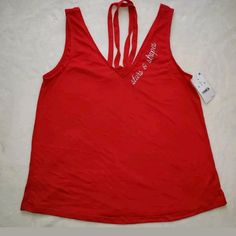 New With Tags Sleeveless Tops For Spring Holiday, Holiday Sleeveless Cotton Top, Red Stretch Tank Top For Vacation, Red Sleeveless Holiday Tops, Casual Tops For Spring Holiday, Casual V-neck Holiday Tops, Casual Red Tank Top For Vacation, 2000s Fashion Outfits, Birthday Wishlist