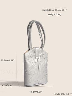 BagForLove - Compact Y2K Inspired Patchwork Top-Handle Handbag - Genuine Leather - Womens Purse Product Description Color Silver Magnetic Yes Type Square Bag Bag Size Mini Closure Type Magnet Pattern Type Colorblock Strap Type Double Handle Features Lightweight Material PU Leather Size Chart INCH CM Bag Length Bag Width Bag Height Handle Height 5.9 inch 2.4 inch 6.9 inch 5.9 inch Bag Length Bag Width Bag Height Handle Height 15 cm 6 cm 17.5 cm 15 cm Details Pictures Similar Products h2 { text-al Rectangular Leather Bag With Silver-tone Hardware, Leather Satchel Bucket Bag With Silver-tone Hardware, Silver Shoulder Bag With Silver-tone Hardware For Shopping, Silver-tone Hardware Satchel Tote, Modern Satchel Tote With Silver-tone Hardware, Mini Patchwork, Inch Bag, Patchwork Top, Handbag For Women