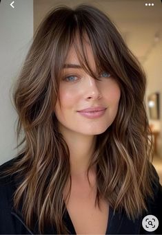 Wavy Long Bob With Bangs, Shaggy Long Bob With Bangs, Long Bob With Long Bangs, Shaggy Haircut With Curtain Bangs, Long Bob Pony, Bob Haircut With Long Bangs, Curten Bangs, Long Bob Mit Pony, Long Bob Haircuts With Bangs