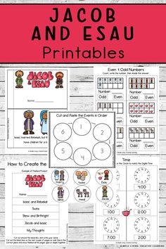 Jacob and Esau Printables Jacob And Esau Craft Sunday School, Jacob And Esau Activities, Jacob And Esau Craft, Jacob Bible, Jacob And Esau, Crayon Template, Bible Class Activities, About Bible, Printable Mazes