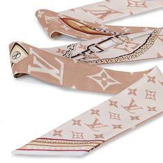 LOUIS VUITTON® - Ultimate Monogram Bb Bandeau - Beige Beige Bags, Monogram Scarf, Monogrammed Scarf, Classic Monogram, Beige Bag, Monogram Pattern, Twilly, Fashion Wishlist, Louis Vuitton Official