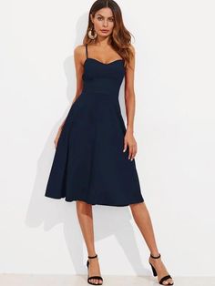 Navy Knee-length Midi Dress For Summer, Cheap Navy Knee-length Dress, Formal Navy Midi Dress With V-neck, Formal Navy Midi Dress V-neck, Affordable Navy Knee-length Dress, Prom Dresses For Sale, Knot Dress, Boutique Online, Black Prom Dresses