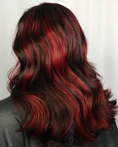 Red Highlights Hair, Highlights Hair Ideas, Pinkish Purple Hair, Hair Ideas Red, Pinkish Brown Hair, Pinkish Red Hair, Ruby Red Hair, Red Hair Ideas