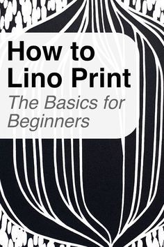 how to lineo print the basics for beginners book cover with black and white background