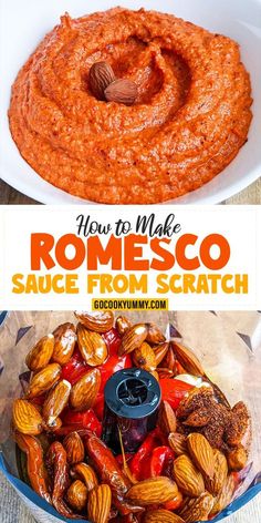 Create magic in minutes with our homemade Romesco Sauce, offering a harmonious blend of savory, tangy, and a hint of spice. Its creamy texture is perfect for a variety of dishes, making it a great choice for a casual get-together, a festive occasion, or to add a special touch to everyday meals. Romesco Sauce Recipe, Romesco Sauce, Homemade Sauce Recipes, Tapenade, Homemade Sauce, Grocery List, Easy Homemade, Meal Planner, Sauce Recipes