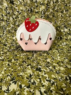 "Small storage coin purse zipper pouch bag with keychain. Ideal for storing small supplies, goods and girly accessories. Will fit in ladies handbags and children schoolbags. Featuring Kawaii Anime Inspired fruit candy design. Great gift for any occasion. Product dimension approximately (4\" x 3\" x 1.5\" bottom) (10.6cm x 7.6cm x 3.8cm bottom)" Anime Purse, Bag With Keychain, Fruit Candy, Candy Design, Kitty Cake, Hello Kitty Cake, Charm Holder, Keychain Charm, Girly Accessories