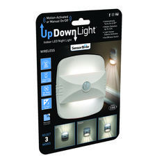 the up down light is in its package