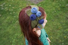 "The Blueberry girl headband is made from soft fleece, and it can be useful in carnivals, children's activities, or other parties! This headband comes in ONE SIZE! All my items are made specifically for each customer, and every order. \"Divendi\" creates handmade costumes with lots of love, care, and creativity #madeinLatvia Feel free to visit our shop again and get inspired for the next event: https://www.etsy.com/shop/Divendi You are welcome to visit our second shop where you can find shopping Blueberry Costume, Fruit Costumes, Blueberry Girl, Children's Activities, Handmade Costumes, Cool Masks, Girls Headbands, Costume Halloween, Girl Costumes