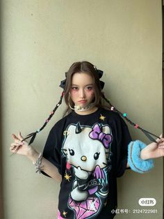 #hello kitty outfit #hello kitty dress tshirt Chisa Xg, Forever My Girl, Ordinary Girls, Studio Photoshoot, Mode Kpop, Shooting Star, Shooting Stars, Kpop Outfits