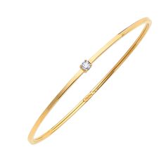 18K Yellow Gold Round Brilliant Cut Diamond D = .15 ctw G-H, VS-SI1 Width = 1.8mm For additional information please contact Partita +1(415) 447-0795 Classic White Gold Bangle With Single Diamond, Classic Yellow Gold Bracelet With Single Diamond, Classic Yellow Gold Bangle With Single Diamond, Classic Bangle With Single Diamond For Anniversary, Classic Gold Bracelet With Single Diamond, Classic Single Diamond Bangle For Anniversary, Formal Diamond Bangle With Single Diamond, Classic Anniversary Bangle With Single Diamond, Classic Gold Bracelet With Single Diamond For Formal Occasions