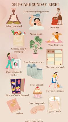 self care| self care checklist | checklist weekly | that girl checklist | self care | self care ideas | self care aesthetic | self care printable | daily self care checklist | glow up checklist | life reset checklist | skincare checklist | physical checlist | emotional checklist | social checklist | intellectual checklist #selfcare #selfcarechecklist #thatgirlchecklist #selfcareideas #reset #selfcaresunday #glowing #glowup #glowuptips Sunday Rest, Sunday Routine, Self Care Bullet Journal, Vie Motivation, Get My Life Together, Mental And Emotional Health, Self Care Activities