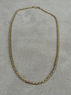 Beautiful 14k gold chain. Solid gold. the is one link that is broken. Selling for scrap or repair.  Let me know if you have any questions. Antique Yellow Gold Chain Link Necklace, Yellow Gold Hallmarked Chain Link Necklace, Hallmarked Yellow Gold Link Chain Necklace, 14k Gold Hallmarked Link Chain Necklace, 14k Gold Link Chain Necklace, Antique Yellow Gold Necklace With Wheat Chain, Vintage 14k Gold Necklaces With Curb Chain, Vintage 14k Gold Chain Necklace With Curb Chain, Vintage 14k Gold Curb Chain Necklaces